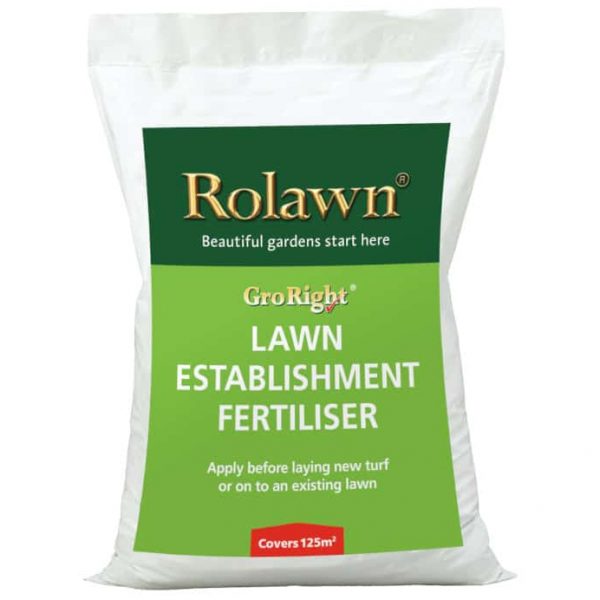 Bag of Rolawn GroRight Lawn Establishment Fertiliser